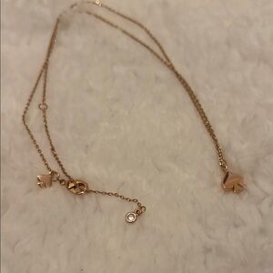 Kate Spade Rose Gold necklace 
Like new
